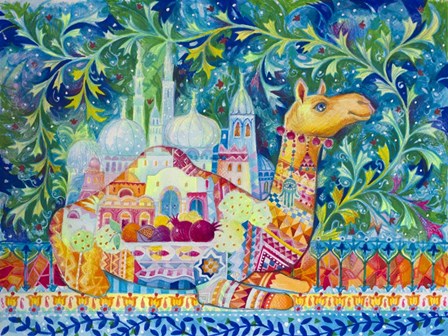 Dromedary Camel by Oxana Zaika art print