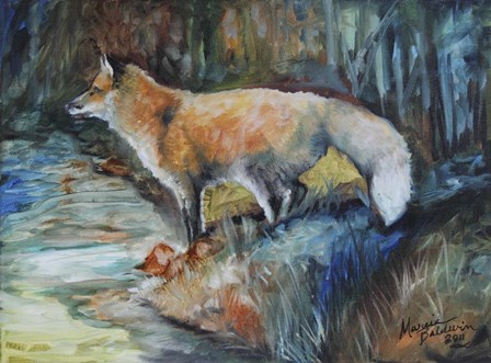 Red Fox II by Marcia Baldwin art print