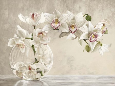 Orchid Vase by Remy Dellal art print