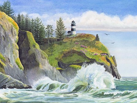 Cape Disappointment by Mary Irwin art print