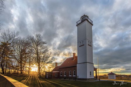 Presque Isle Lighthouse by 5fishcreative art print