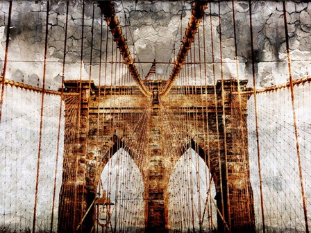 Brooklyn Bridge by Surma &amp; Guillen art print