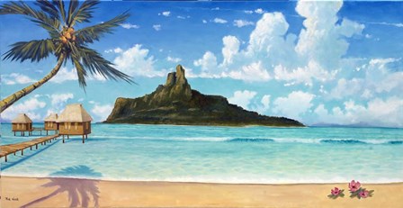 Bora Bora Sun by Rick Novak art print