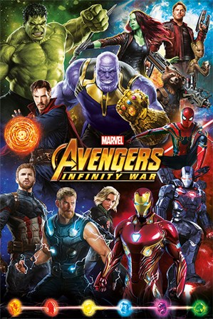 Avengers Infinity War (group) art print