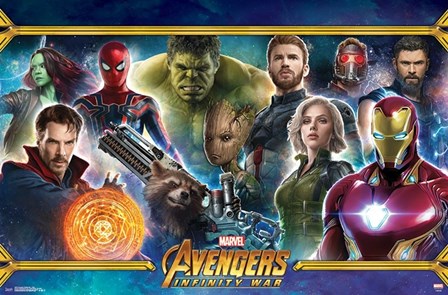 Avengers Infinity War (team) art print