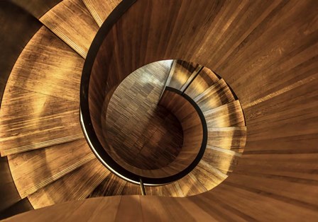 Wooden Staircase by Duncan art print