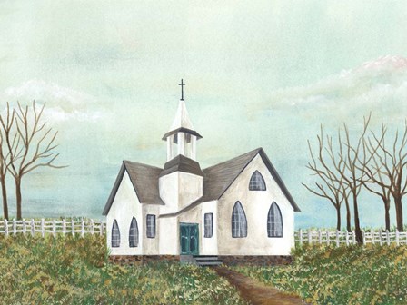 Country Church III by Regina Moore art print