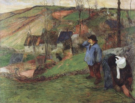 Breton Shepherd by Paul Gauguin art print