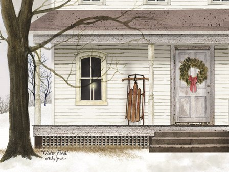Winter Porch by Billy Jacobs art print