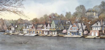 Boathouse Row 7 by Nicholas Santoleri art print