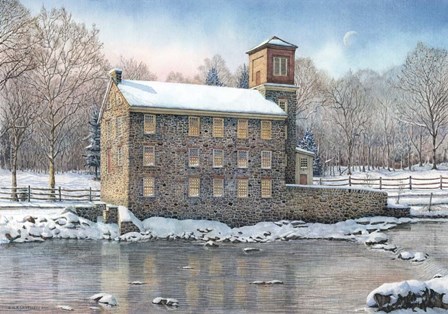 Brecks Mill by Nicholas Santoleri art print