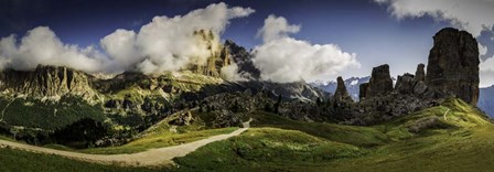 Dolomite Mountain Range by Duncan art print