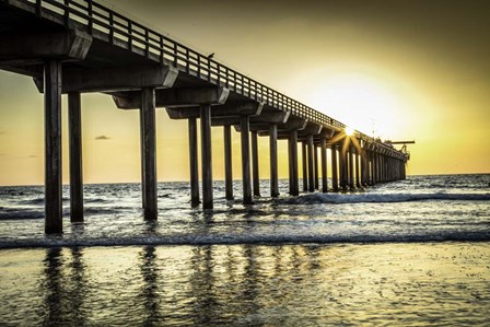 Cali Pier by Duncan art print