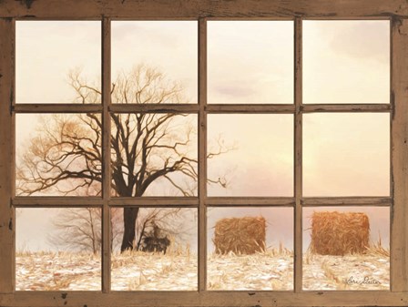 View of Winter Fields by Lori Deiter art print