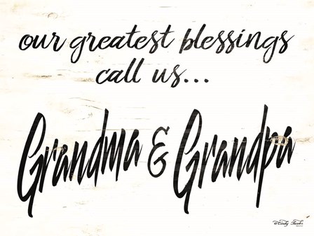 Grandma &amp; Grandpa by Cindy Jacobs art print