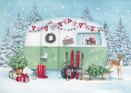 Christmas Caravan by A.V. Art art print