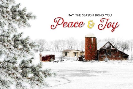 Peace and Joy Barn by Jennifer Pugh art print