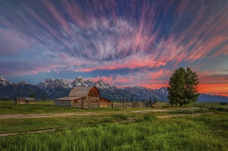 Beneath Teton Glory by Bill Sherrell art print