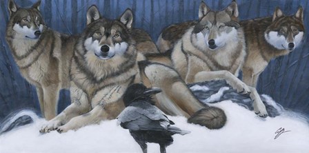 The Messenger by Durwood Coffey art print