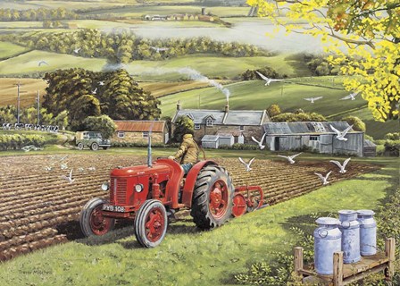 Master at Work by Trevor Mitchell art print