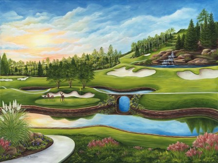 Last Foursome of the Day by Penny Scarboro Fine Art art print
